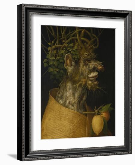 Winter, 1563-Giuseppe Arcimboldo-Framed Giclee Print