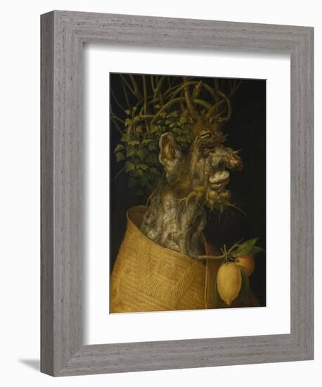 Winter, 1563-Giuseppe Arcimboldo-Framed Giclee Print