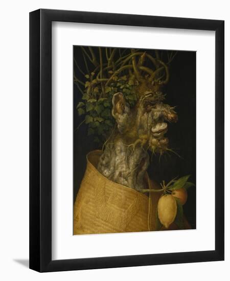 Winter, 1563-Giuseppe Arcimboldo-Framed Giclee Print