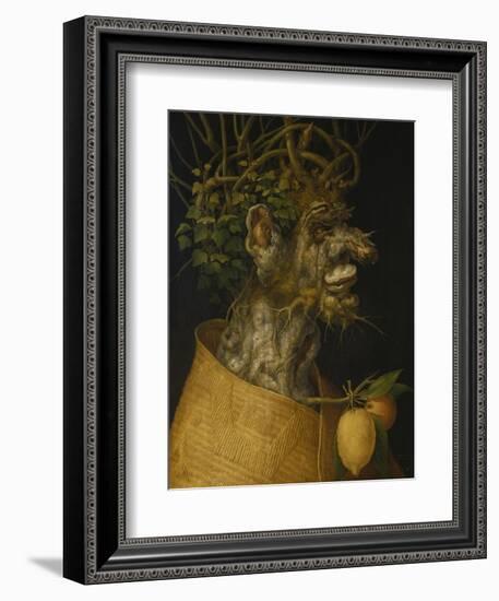 Winter, 1563-Giuseppe Arcimboldo-Framed Giclee Print