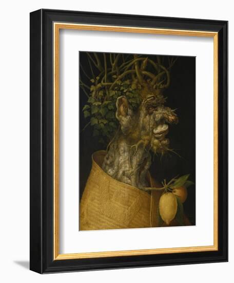 Winter, 1563-Giuseppe Arcimboldo-Framed Giclee Print