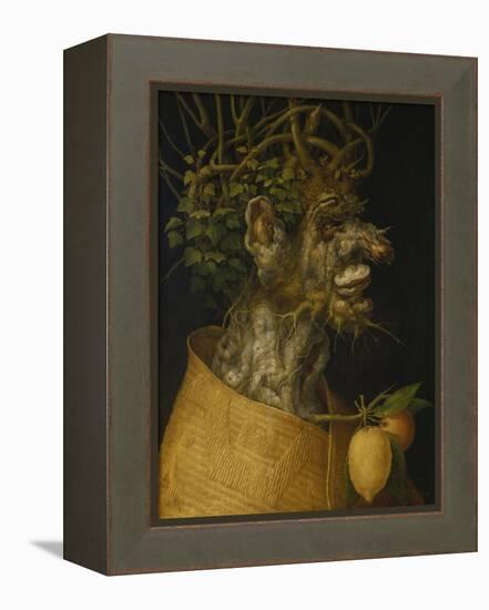 Winter, 1563-Giuseppe Arcimboldo-Framed Premier Image Canvas