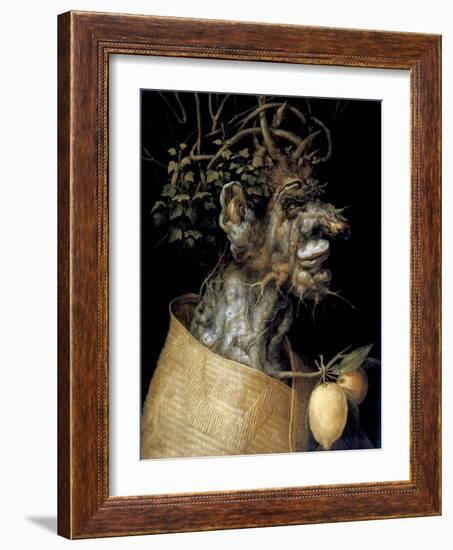 Winter, 1563-Giuseppe Arcimboldi-Framed Giclee Print