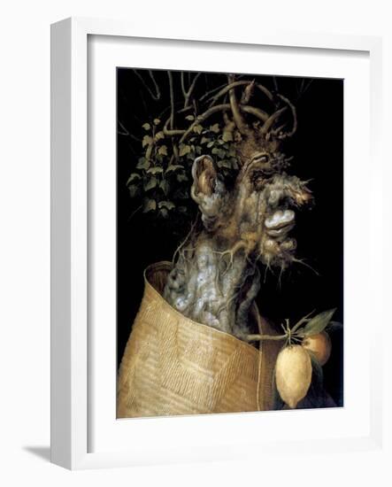 Winter, 1563-Giuseppe Arcimboldi-Framed Giclee Print