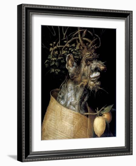 Winter, 1563-Giuseppe Arcimboldi-Framed Giclee Print