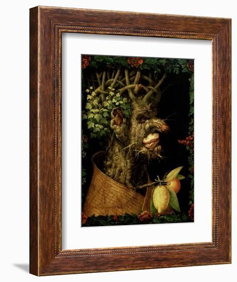 Winter, 1573-Giuseppe Arcimboldo-Framed Giclee Print