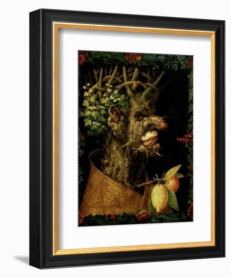 Winter, 1573-Giuseppe Arcimboldo-Framed Giclee Print