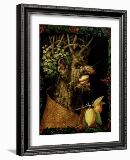 Winter, 1573-Giuseppe Arcimboldo-Framed Giclee Print