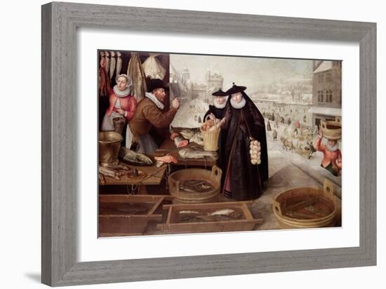 Winter, 1595-Lucas van Valckenborch-Framed Giclee Print