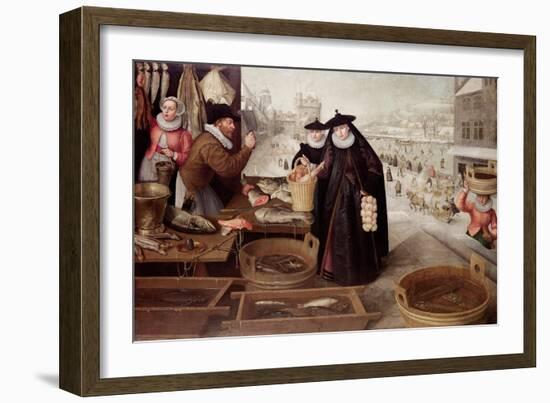 Winter, 1595-Lucas van Valckenborch-Framed Giclee Print