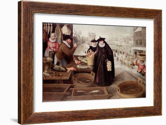 Winter, 1595-Lucas van Valckenborch-Framed Giclee Print