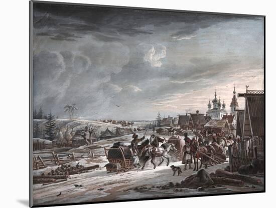 Winter, 1825-Alexander Osipovich Orlowski-Mounted Giclee Print