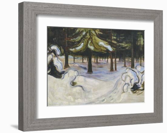 Winter, 1899-Edvard Munch-Framed Art Print