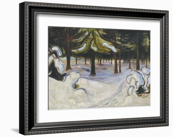 Winter, 1899-Edvard Munch-Framed Art Print