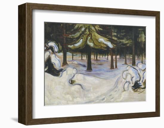 Winter, 1899-Edvard Munch-Framed Art Print