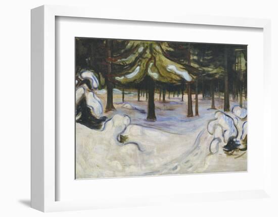 Winter, 1899-Edvard Munch-Framed Art Print