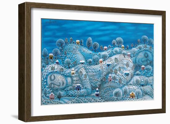 Winter, 1977-Tamas Galambos-Framed Giclee Print