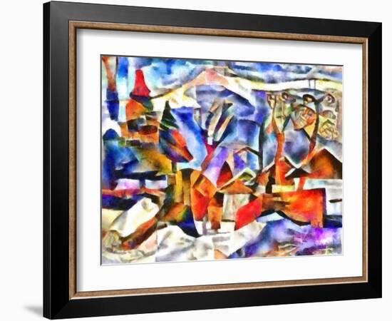 Winter,2017-Alex Caminker-Framed Giclee Print