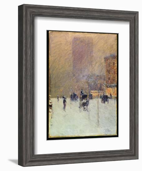 Winter Afternoon in New York, 1900-Childe Hassam-Framed Giclee Print