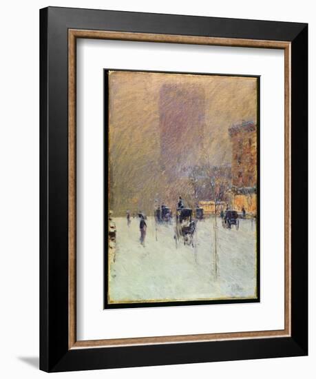 Winter Afternoon in New York, 1900-Childe Hassam-Framed Giclee Print