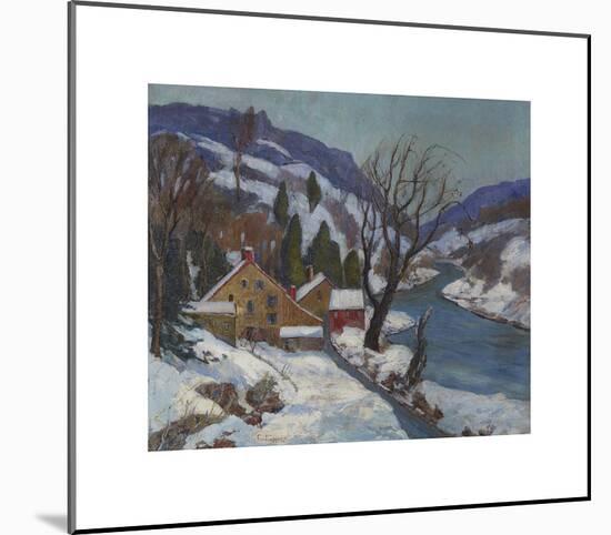 Winter Along the Delaware Valley-Fern Isabel Coppedge-Mounted Premium Giclee Print