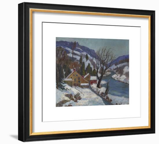 Winter Along the Delaware Valley-Fern Isabel Coppedge-Framed Premium Giclee Print