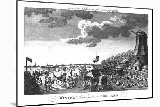 'Winter Amusements in Holland', c1760-Unknown-Mounted Giclee Print