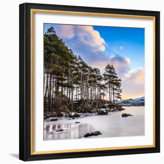 Winter at Loch Druim-Lynne Douglas-Framed Photographic Print