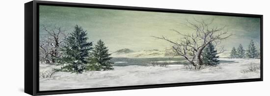 Winter at the Lake-Atelier Sommerland-Framed Stretched Canvas