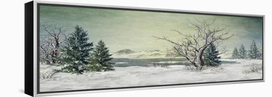 Winter at the Lake-Atelier Sommerland-Framed Stretched Canvas