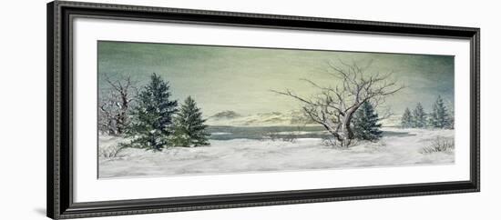 Winter at the Lake-Atelier Sommerland-Framed Art Print