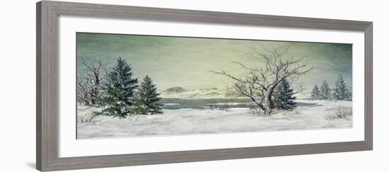 Winter at the Lake-Atelier Sommerland-Framed Art Print