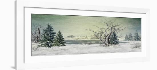 Winter at the Lake-Atelier Sommerland-Framed Art Print