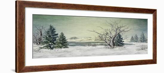 Winter at the Lake-Atelier Sommerland-Framed Art Print