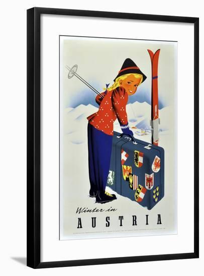 Winter Austria-Vintage Apple Collection-Framed Giclee Print