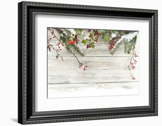 Winter Background-Alina G-Framed Photographic Print