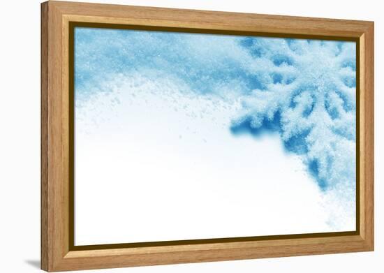 Winter Background-Khomulo Anna-Framed Premier Image Canvas