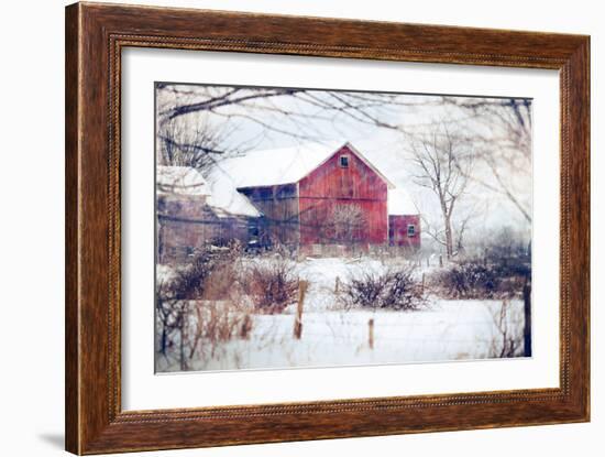Winter Barn-Kelly Poynter-Framed Art Print
