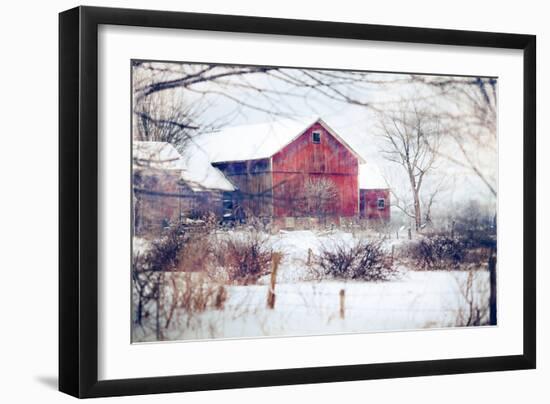 Winter Barn-Kelly Poynter-Framed Art Print