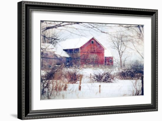 Winter Barn-Kelly Poynter-Framed Art Print