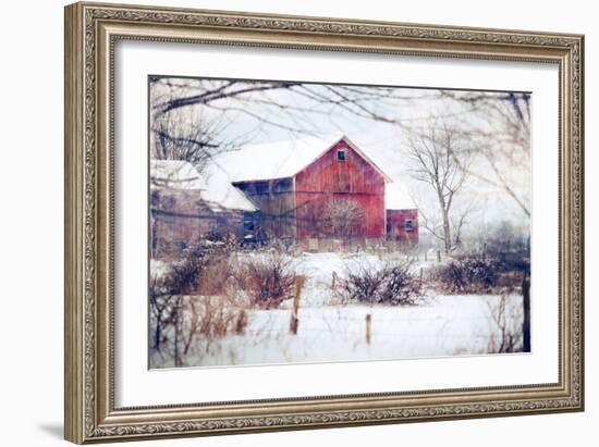 Winter Barn-Kelly Poynter-Framed Premium Giclee Print