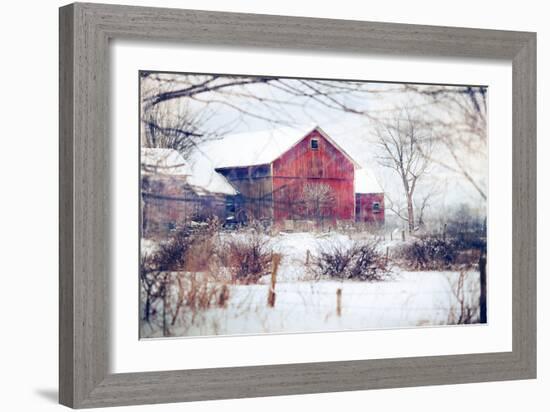Winter Barn-Kelly Poynter-Framed Premium Giclee Print
