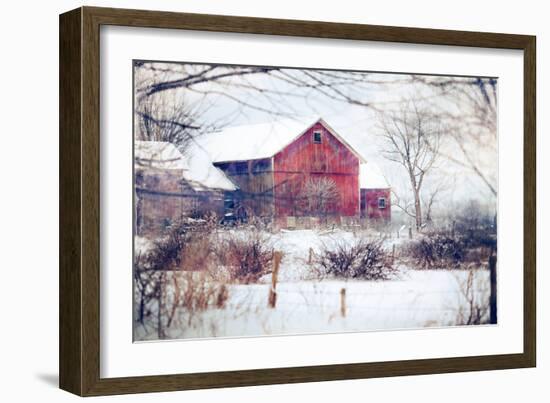 Winter Barn-Kelly Poynter-Framed Premium Giclee Print