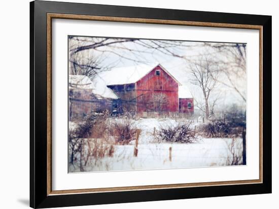 Winter Barn-Kelly Poynter-Framed Premium Giclee Print