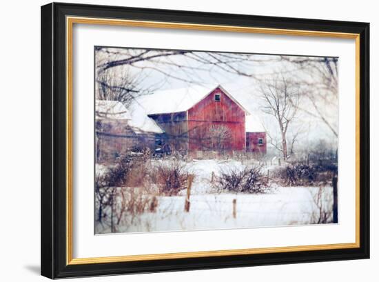 Winter Barn-Kelly Poynter-Framed Premium Giclee Print