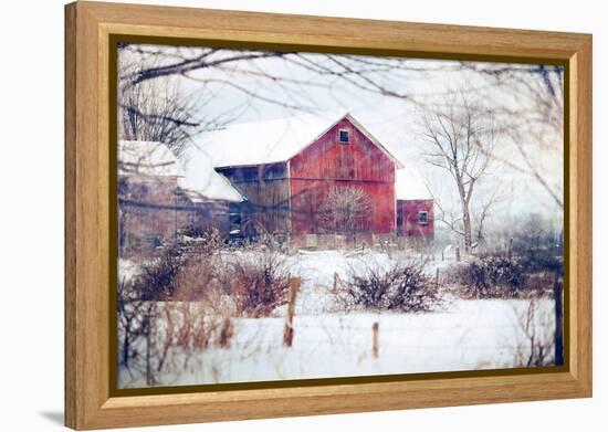 Winter Barn-Kelly Poynter-Framed Stretched Canvas