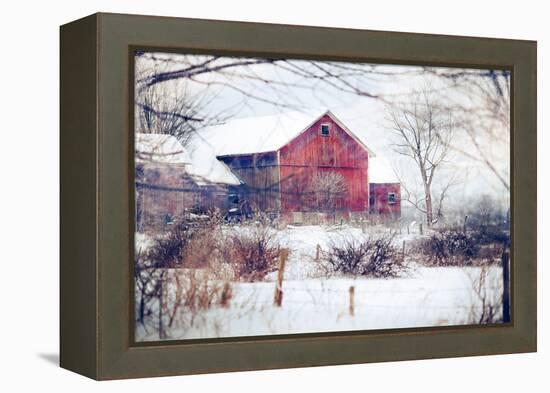 Winter Barn-Kelly Poynter-Framed Stretched Canvas