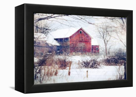 Winter Barn-Kelly Poynter-Framed Stretched Canvas