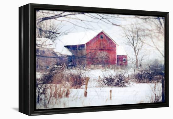 Winter Barn-Kelly Poynter-Framed Stretched Canvas