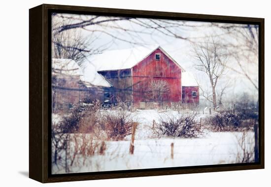 Winter Barn-Kelly Poynter-Framed Stretched Canvas